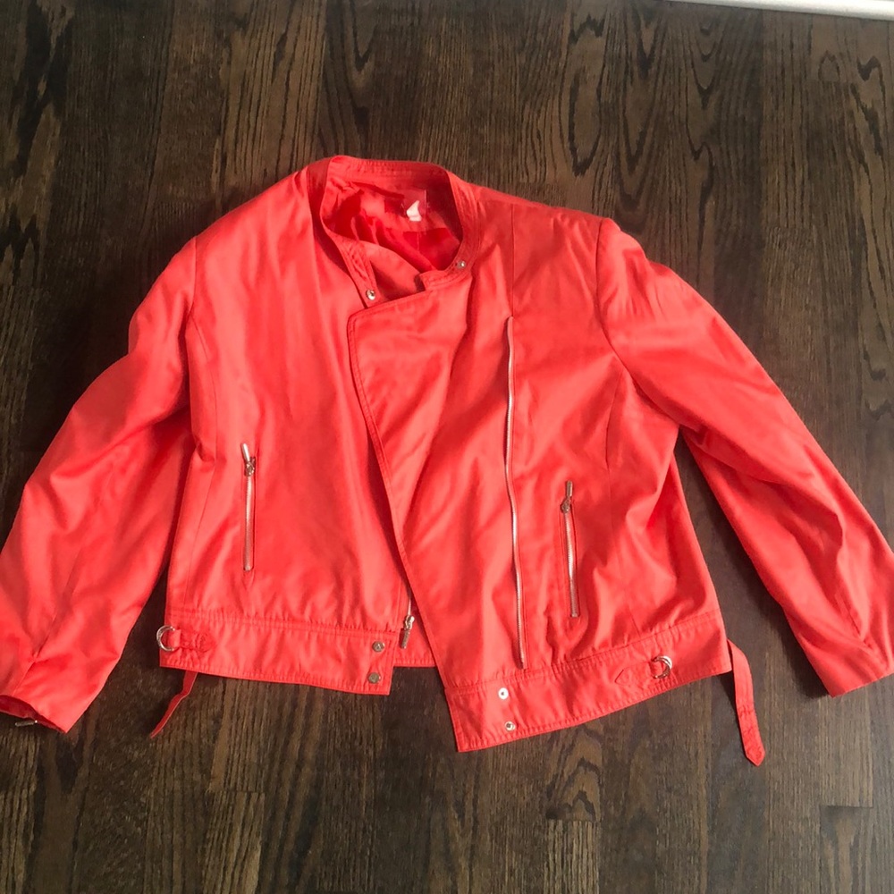 A-Line salmon colored ladies jacket size 14